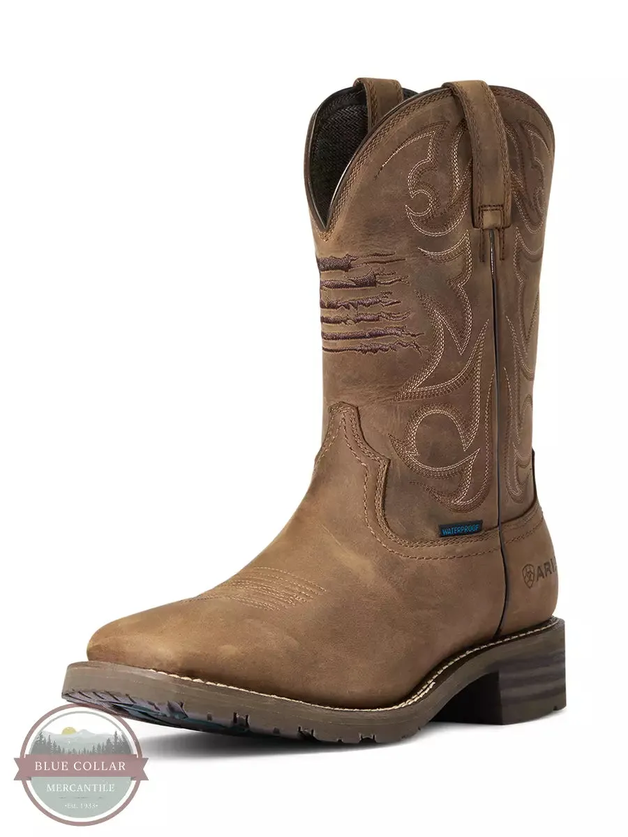 10038354 Hybrid Patriot Waterproof Western Boots