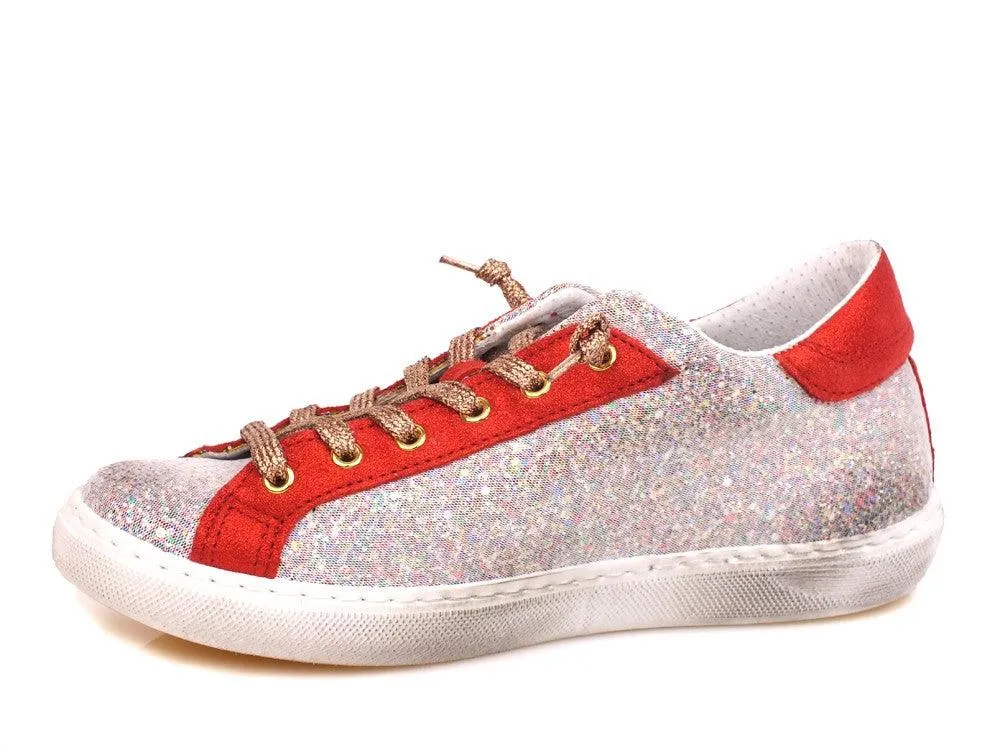 2STARS Sneakers Arancio Glitter  Multicolore 2SD1864