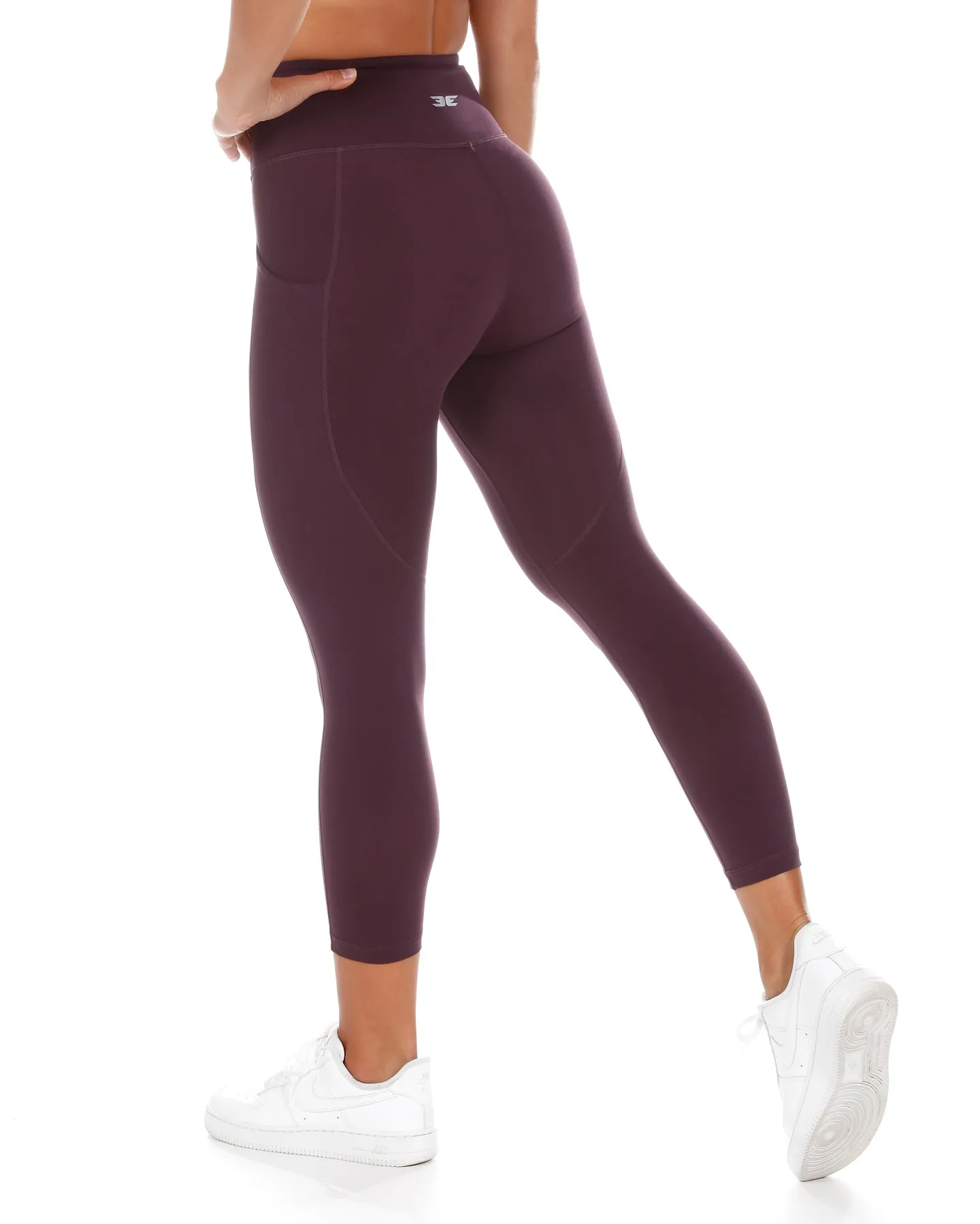 7/8 Aura Ascend Leggings - Wine