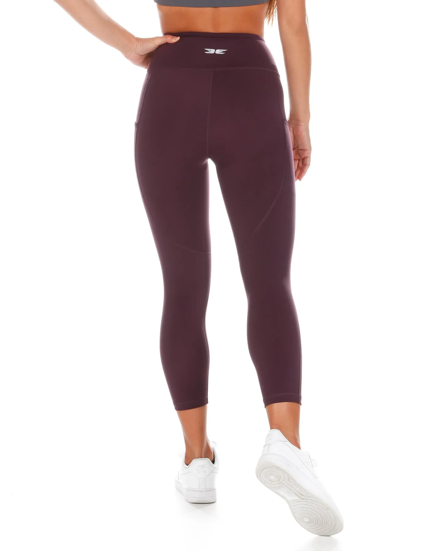 7/8 Aura Ascend Leggings - Wine