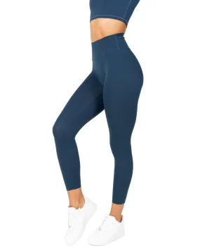 7/8 Aura Bonded Leggings - Navy