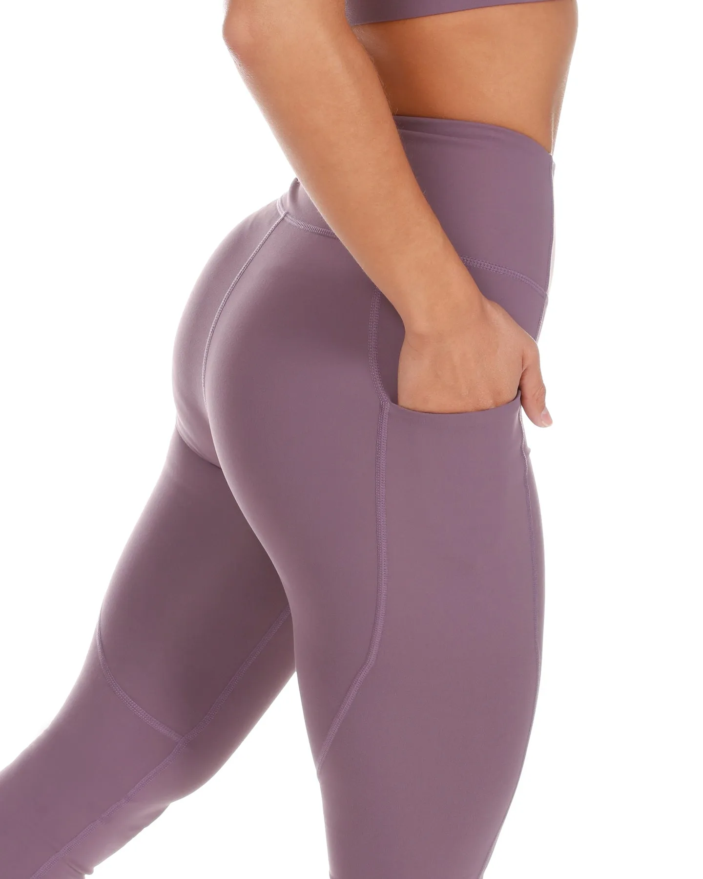 7/8 Lunar Ascend Leggings - Mauve