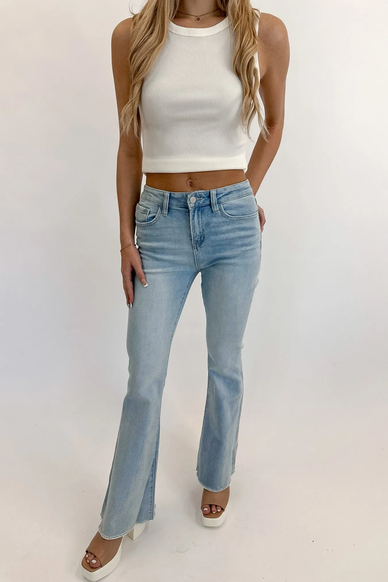 Alice High Rise Flare Jeans