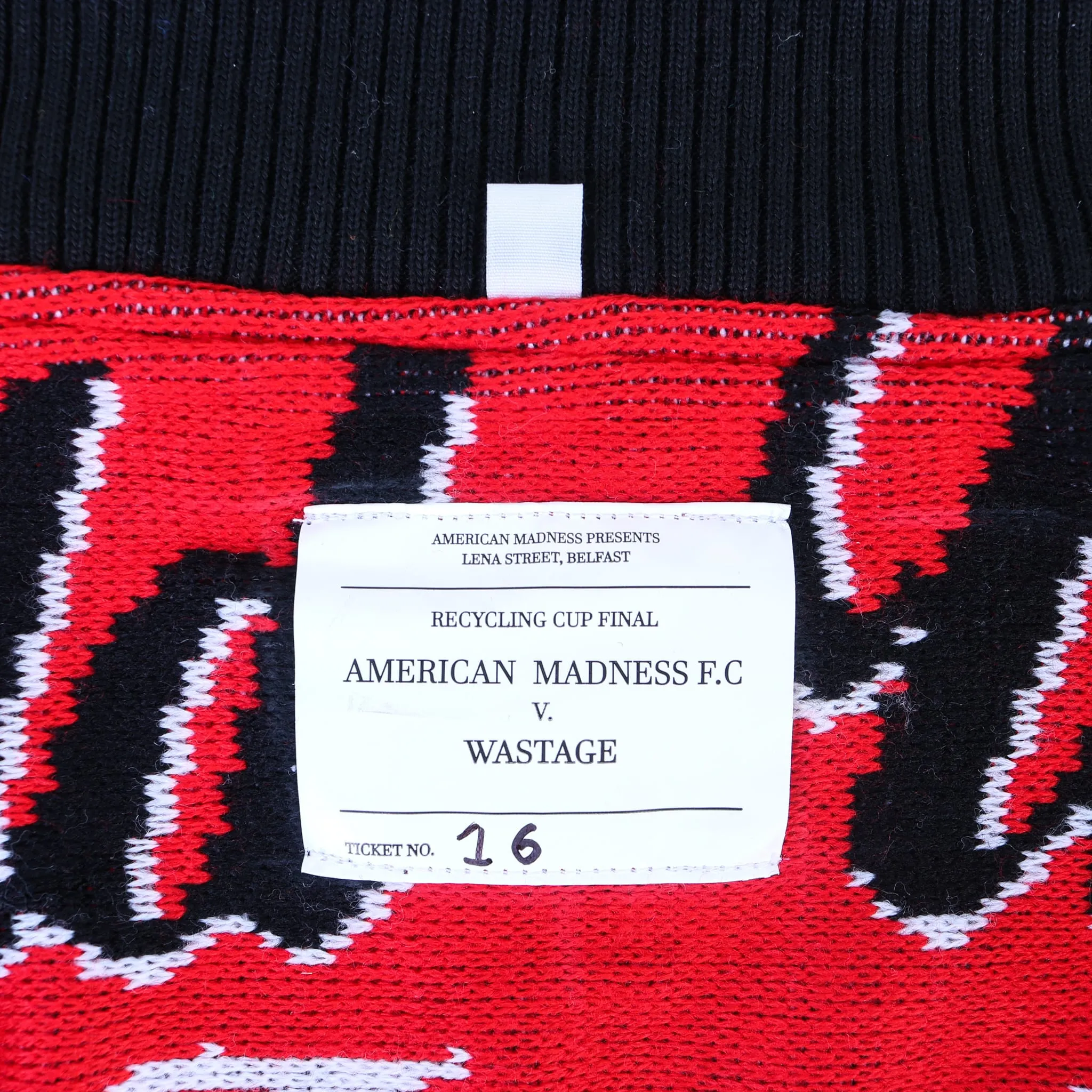 AM Re-Worked Football Scarf Jacket #16