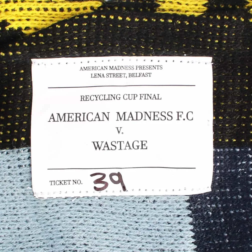 AM Re-Worked Football Scarf Jacket #39