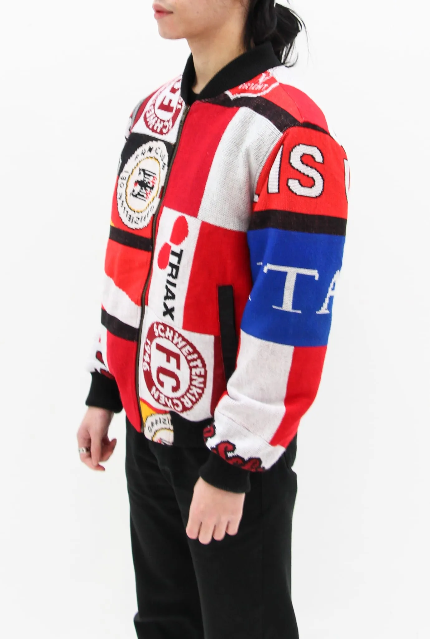 AM Re-Worked Football Scarf Jacket #47