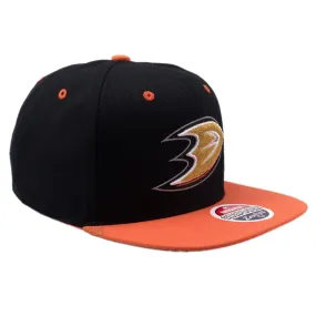 Anaheim Ducks Flat Peak Snapback Z11 Cap by Zephyr