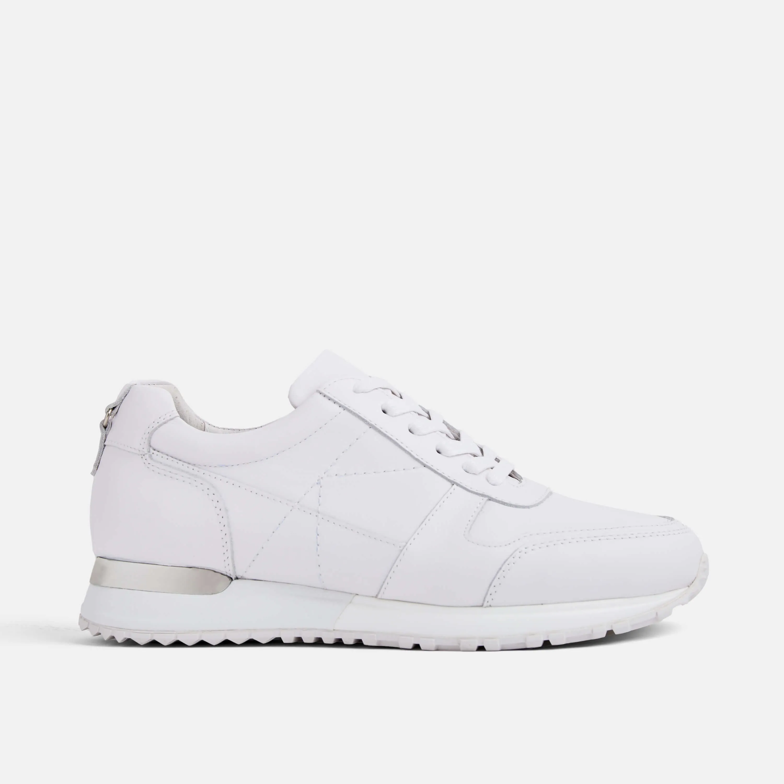 Ash White Leather Trainers