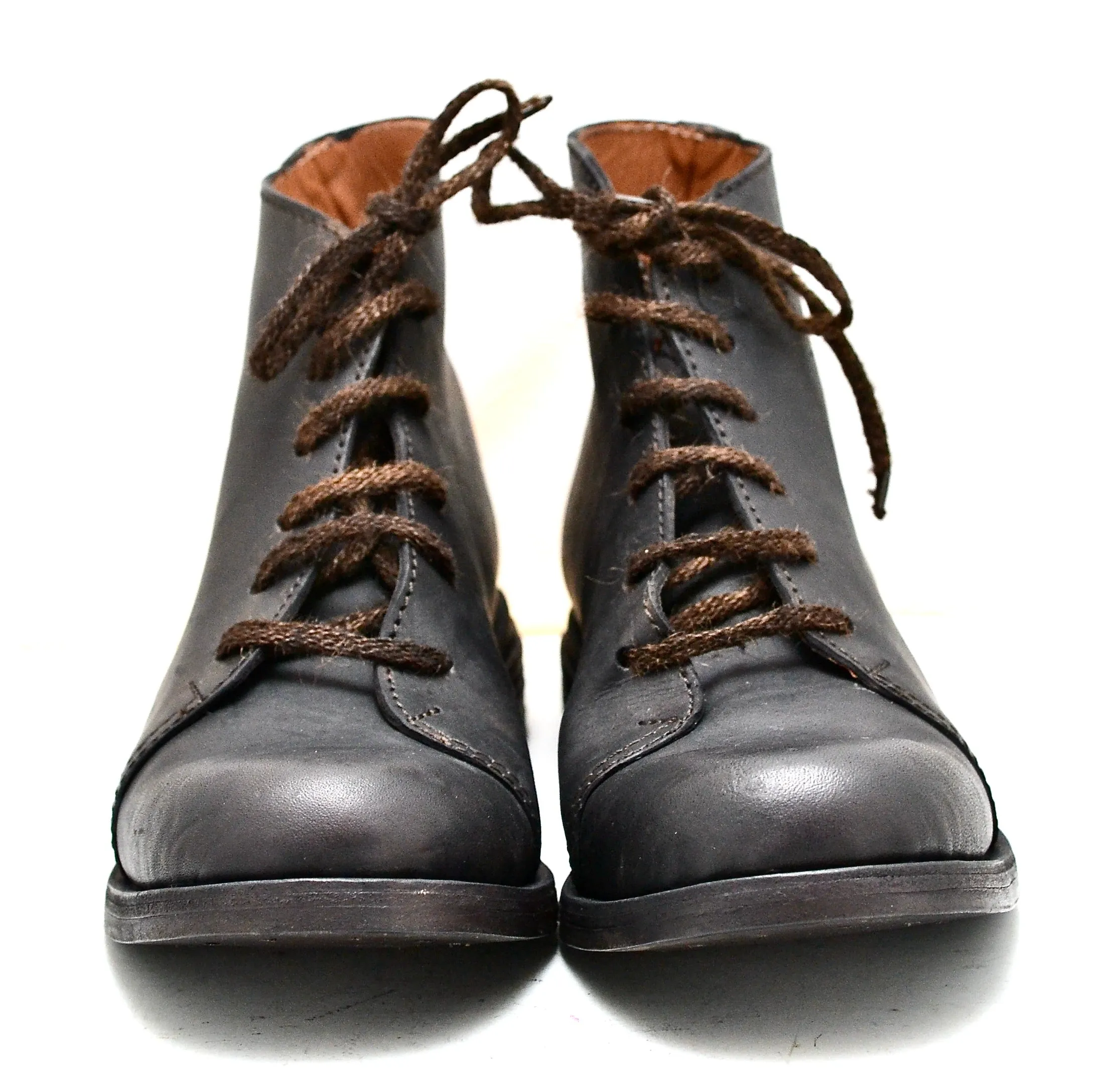 Asym derby boot  |  Black/ brown | Horse