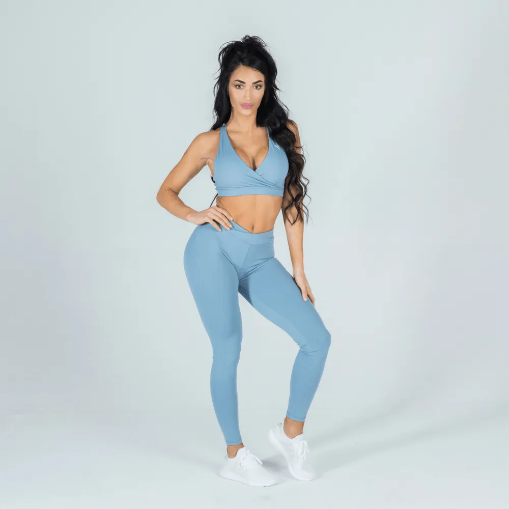 Athena Pastel Blue Look | Bra   Leggings