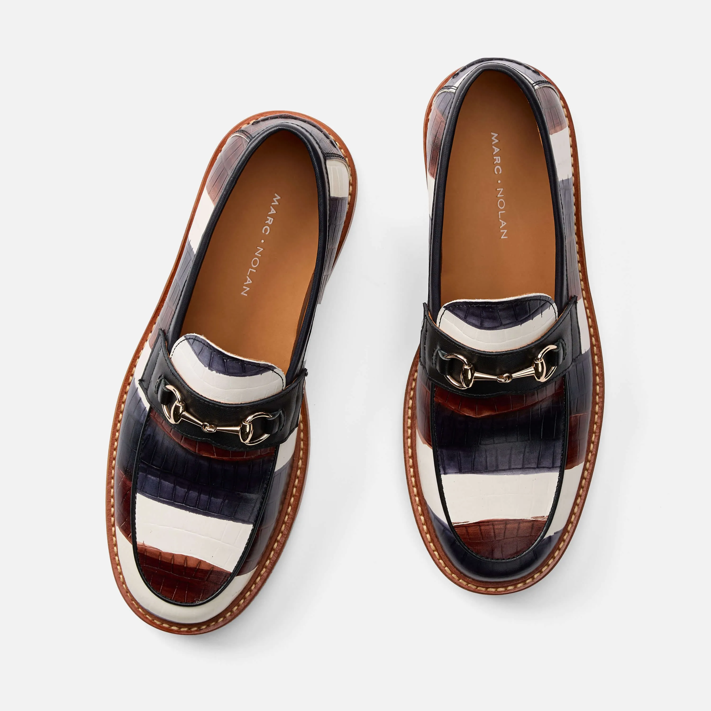 Boardwalk Boulder Canyon Leather Horse-Bit Loafers