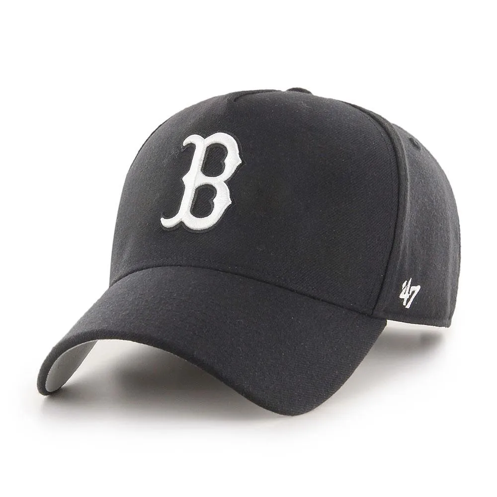 Boston Red Sox MVP Cap by 47 Brand - DT Snapback Black / White