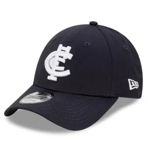 Carlton Blues Official AFL Team Colours 9FORTY Cloth Adjustable Strap Cap By New Era