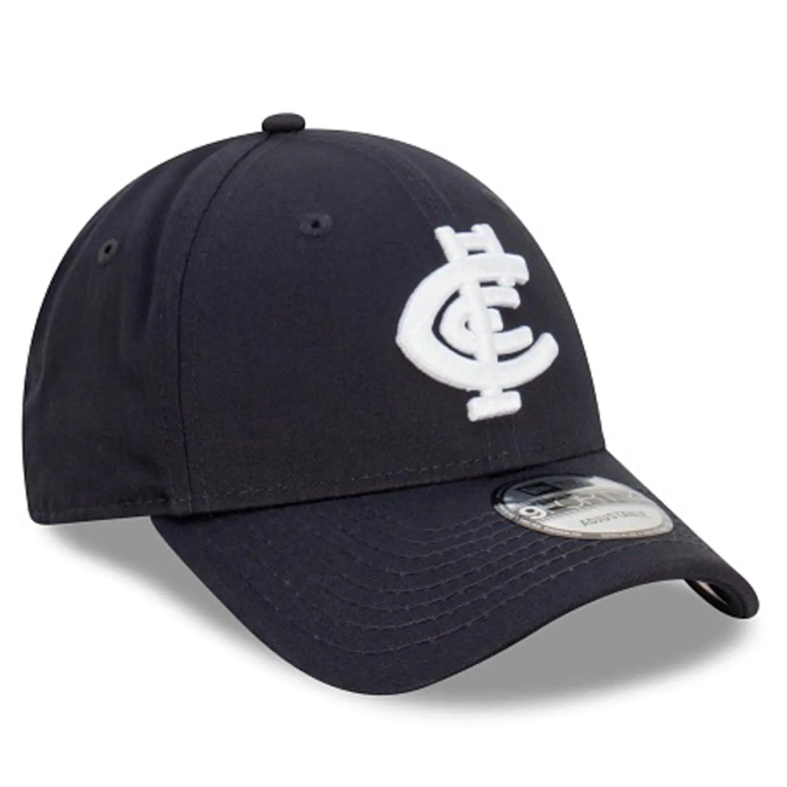 Carlton Blues Official AFL Team Colours 9FORTY Cloth Adjustable Strap Cap By New Era