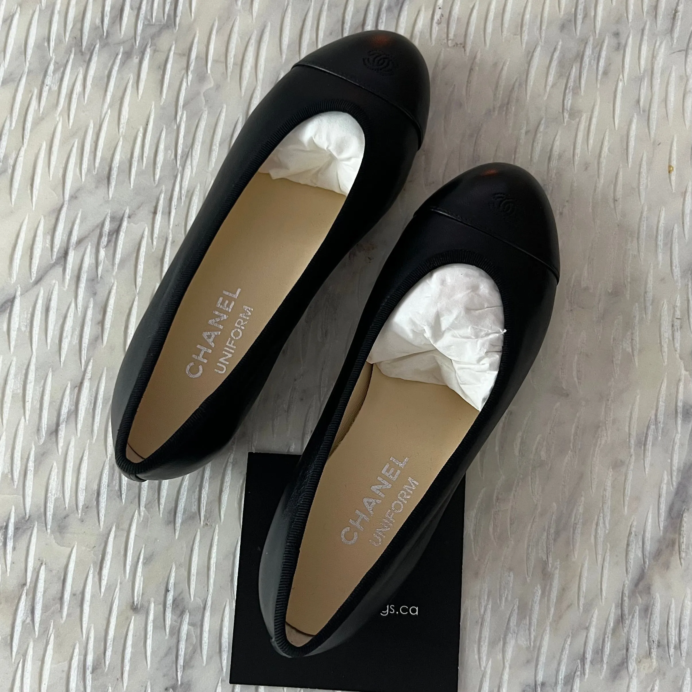 Chanel CC Ballet Flats