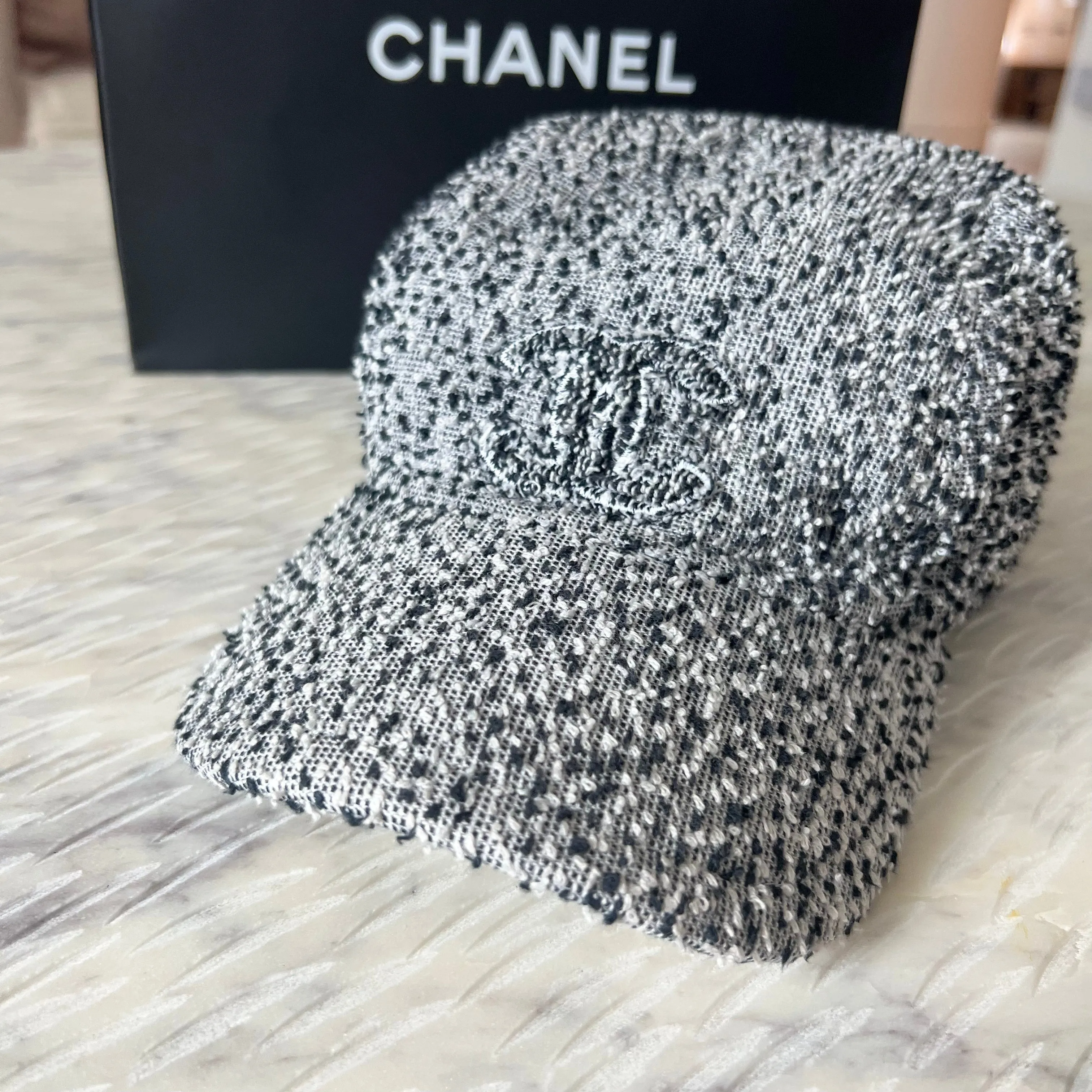 Chanel Tweed CC Cap