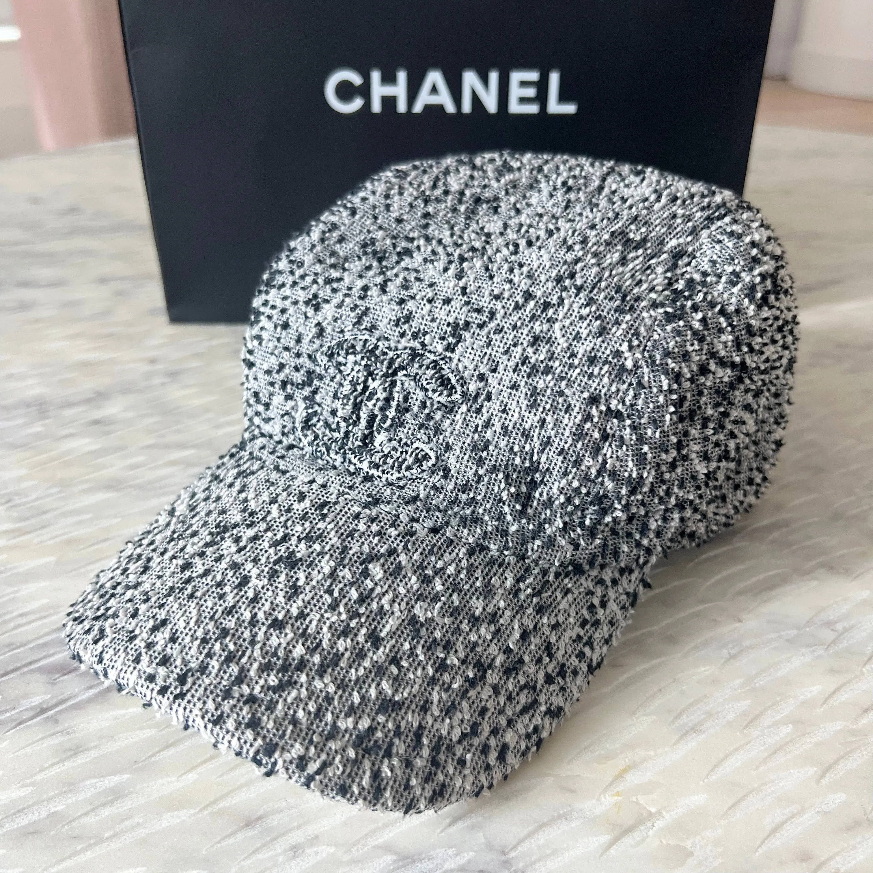 Chanel Tweed CC Cap