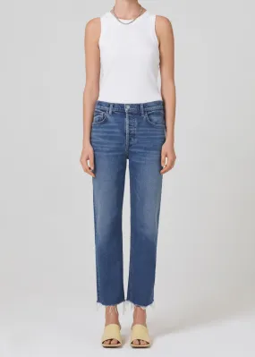 Citizens of Humanity Florence Wide Straight Leg Jean in Blue Lotus