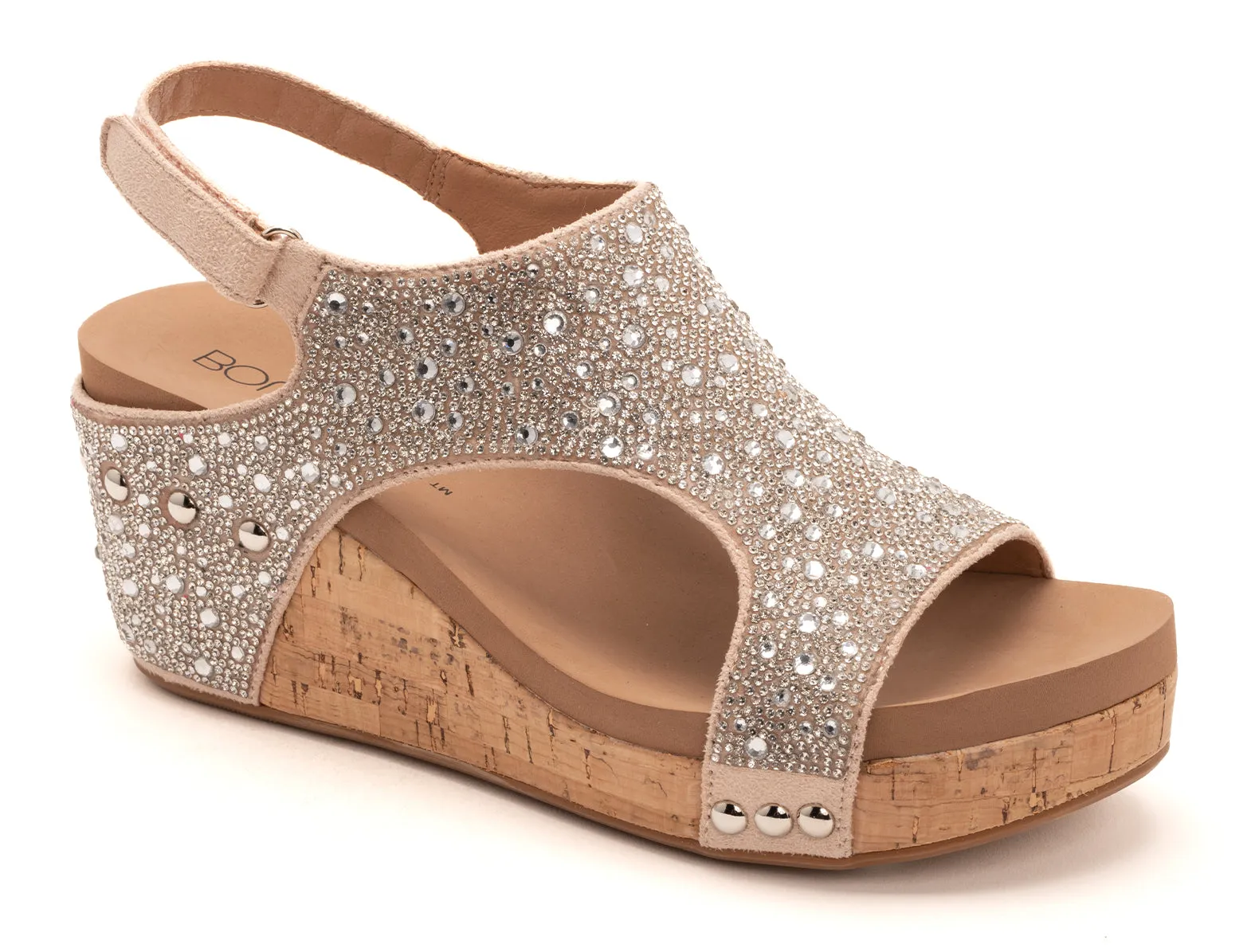 Corkys Carley Clear Rhinestone Ashley Sandal