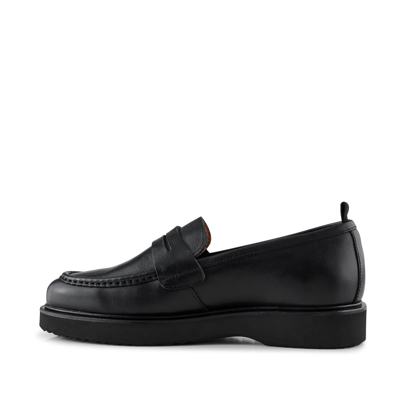 Cosmos loafer læder - BLACK