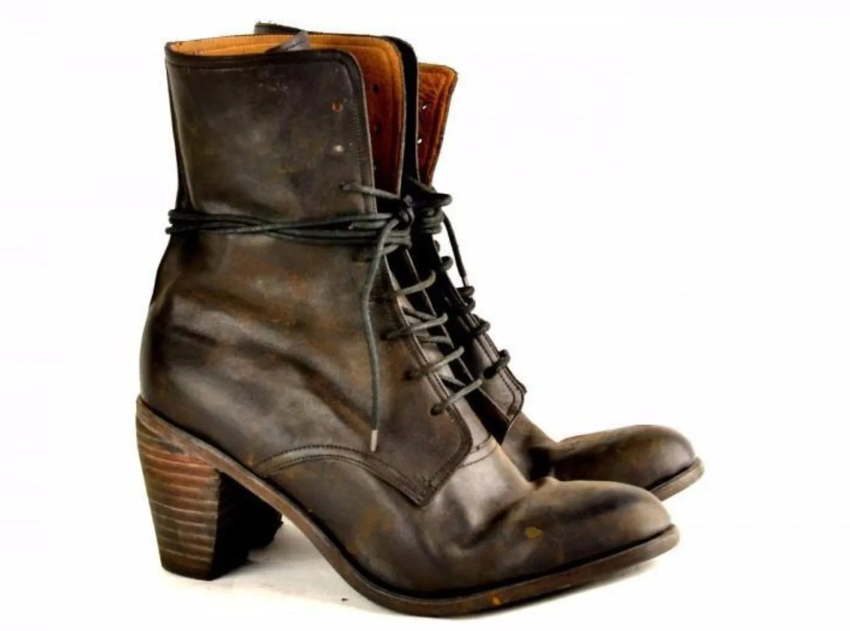 Derby Boot heel  | choc black horse