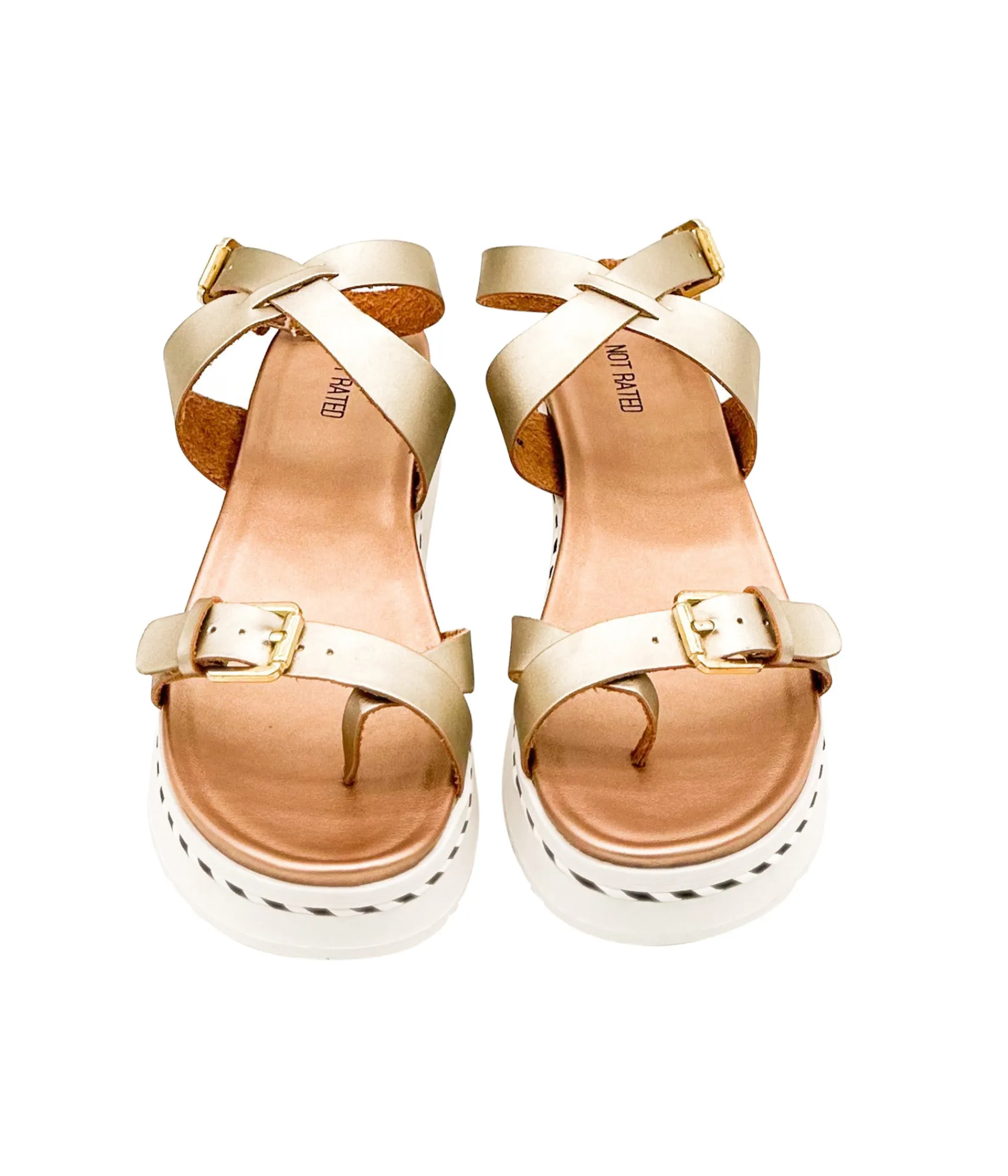 Enna Sandal in Rose Gold