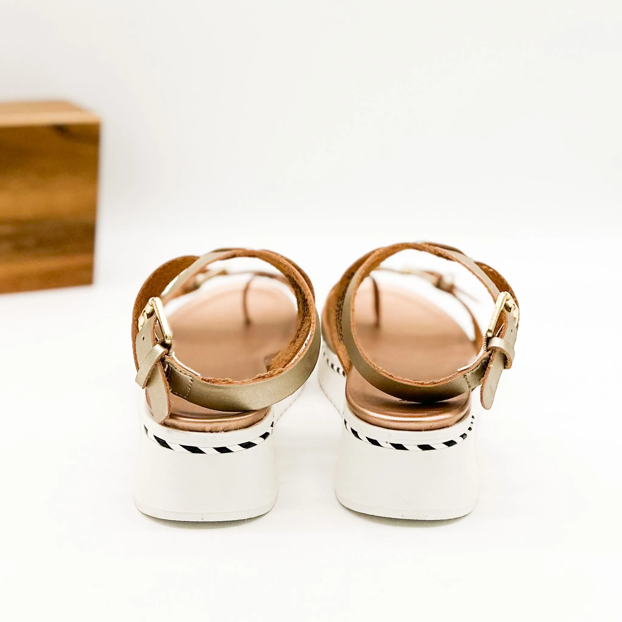 Enna Sandal in Rose Gold