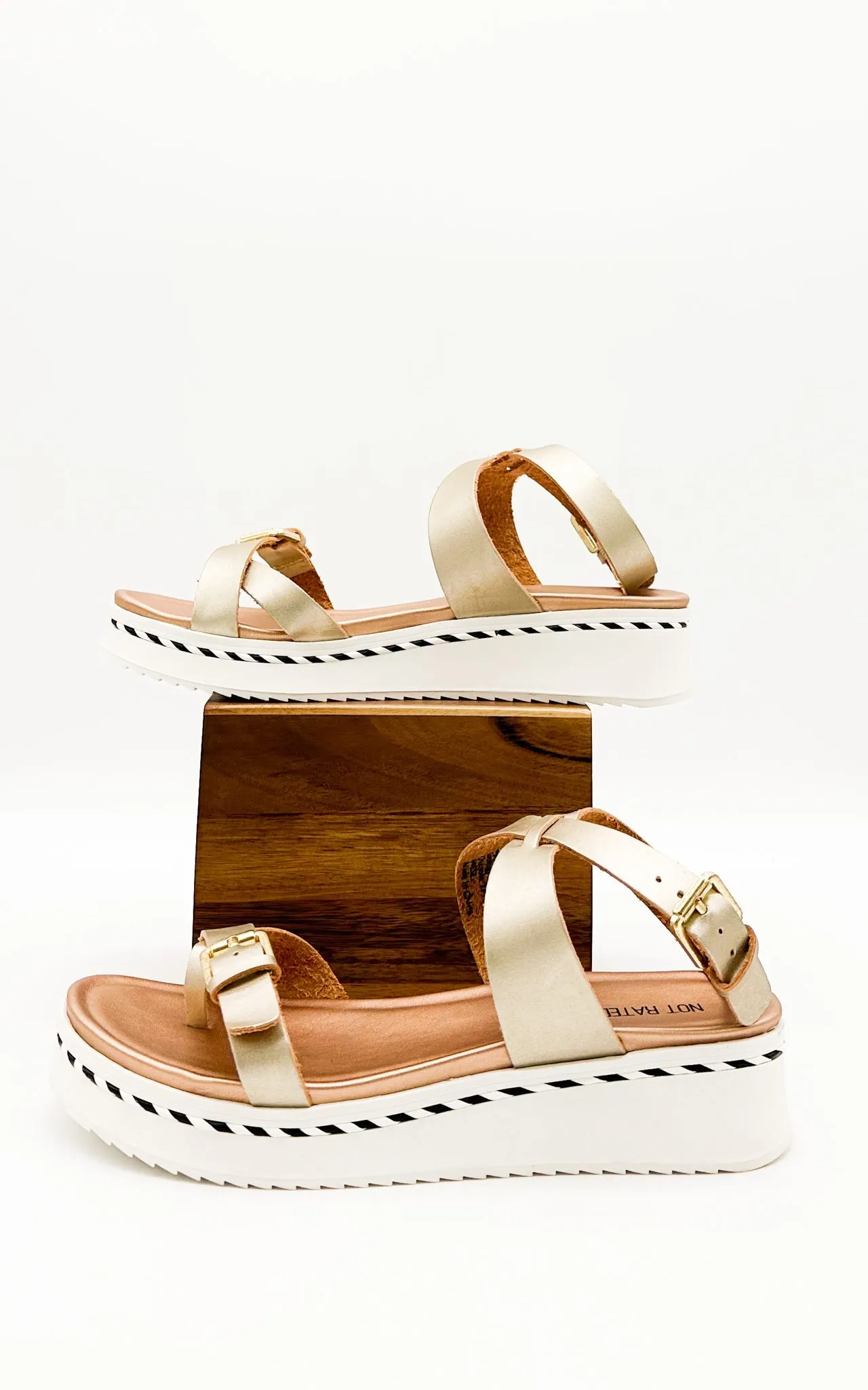 Enna Sandal in Rose Gold