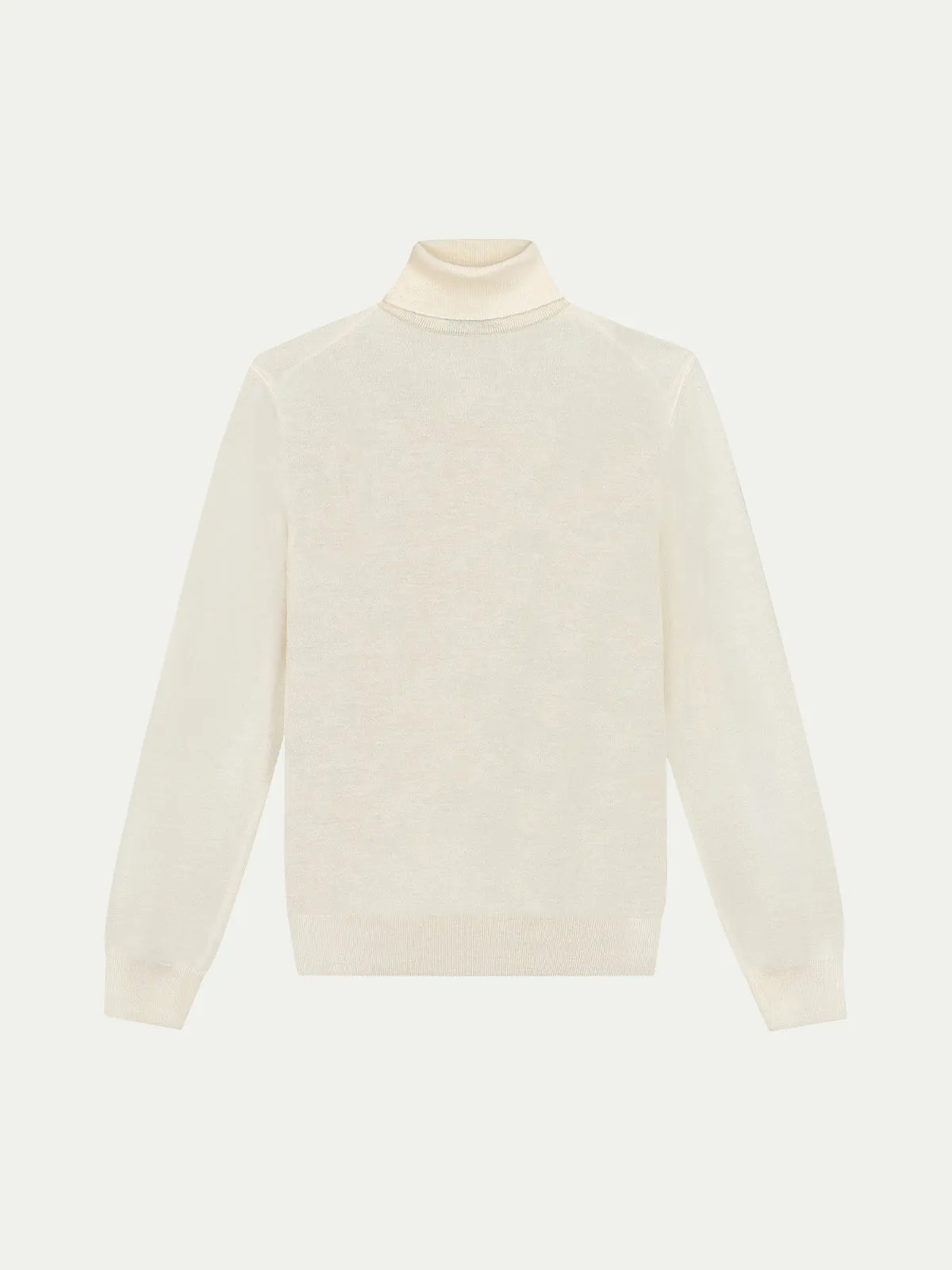 Extrafine Merino Rollneck Ivory