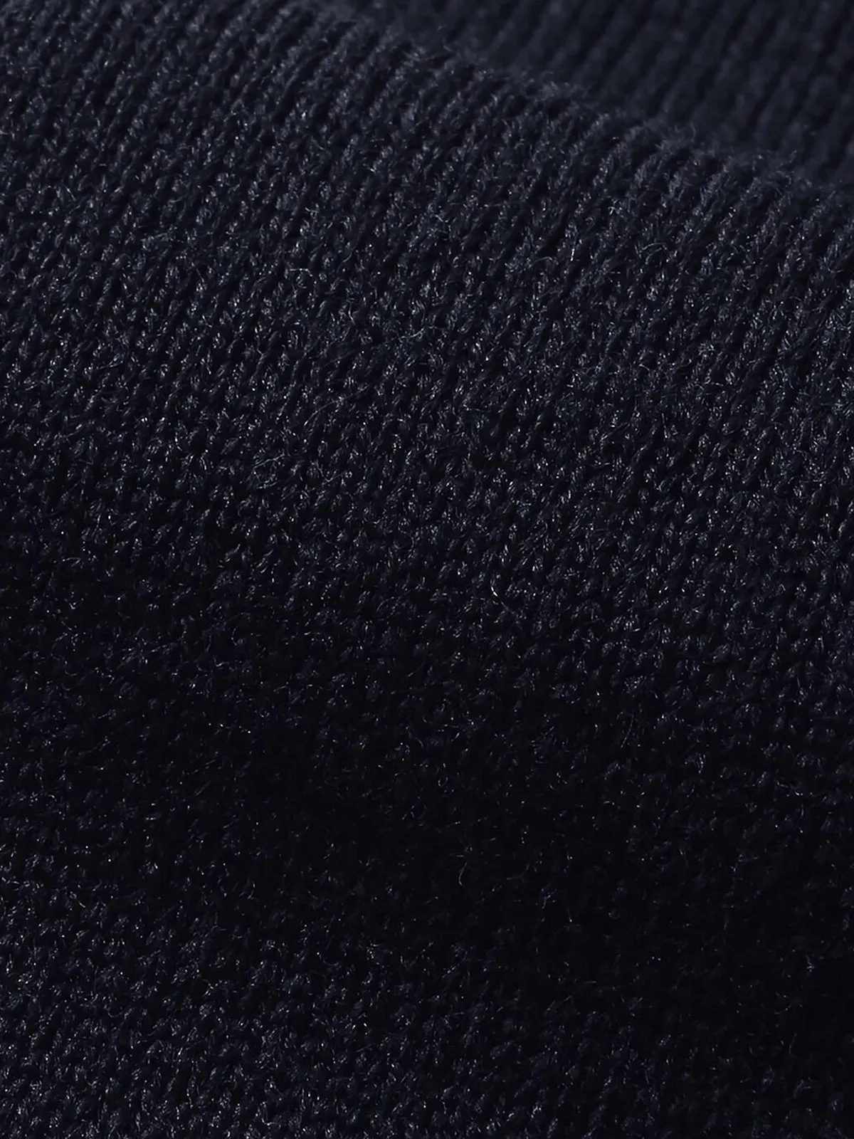 Extrafine Merino Rollneck Navy