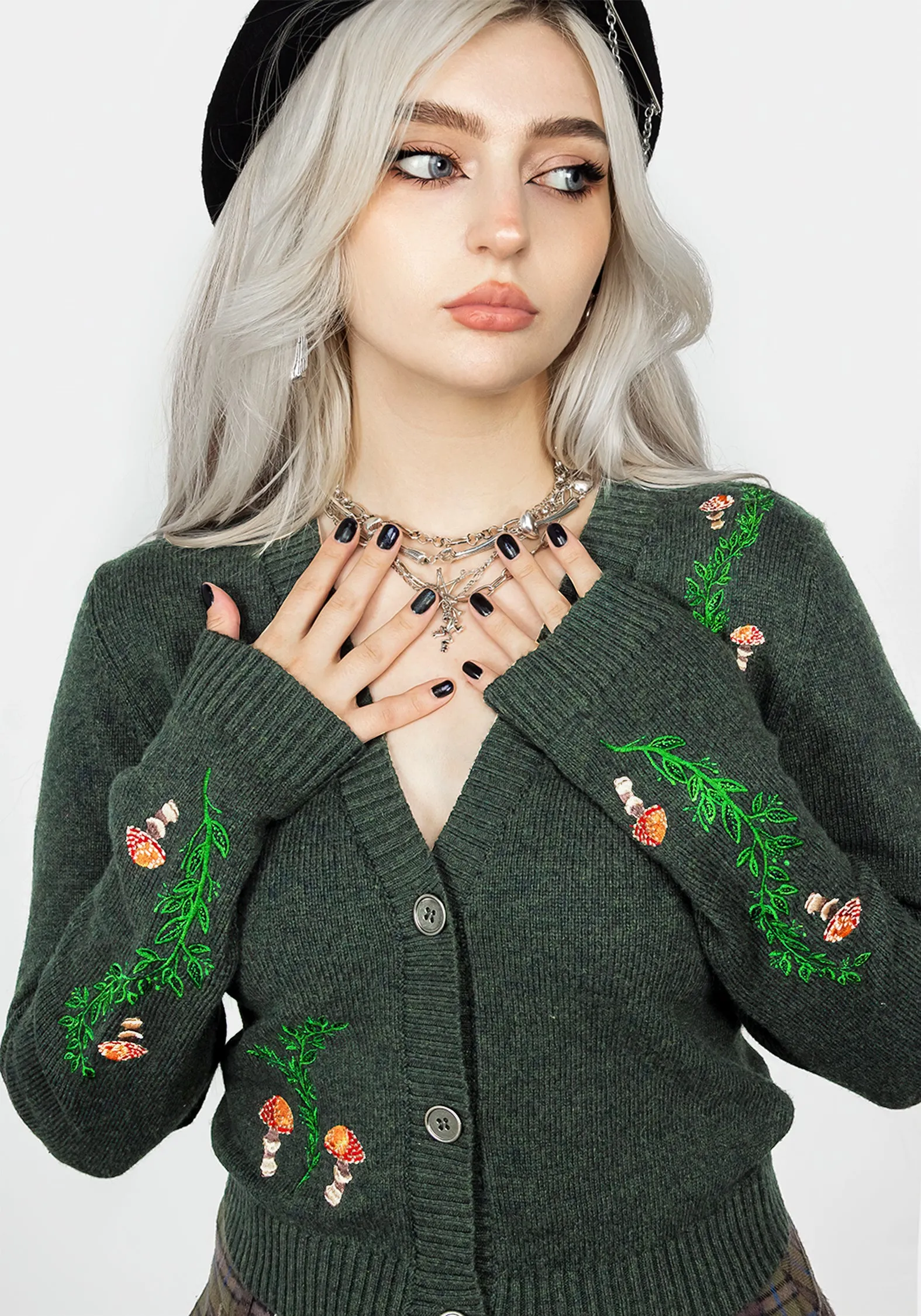 Fable Embroidered Cardigan