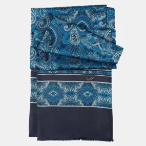 Ferrara - Silk Scarf - Blue