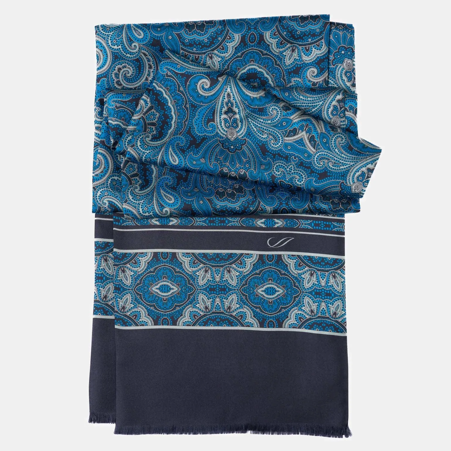 Ferrara - Silk Scarf - Blue