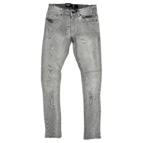 Focus Repeat Grey Slim Fit Jeans (3472)