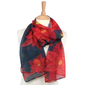 Free Poinsettia Scarf