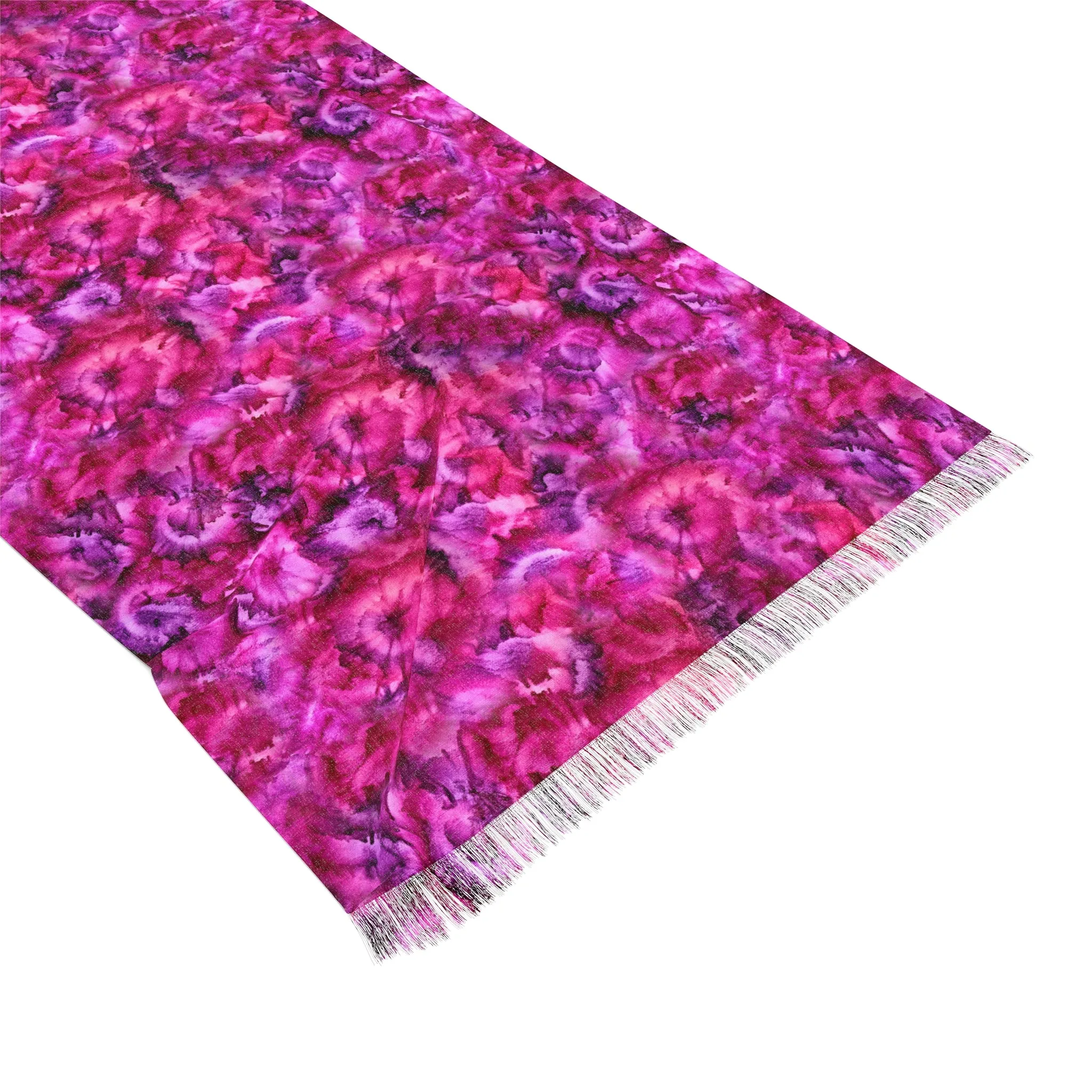 Fringe Scarf - True Love Print