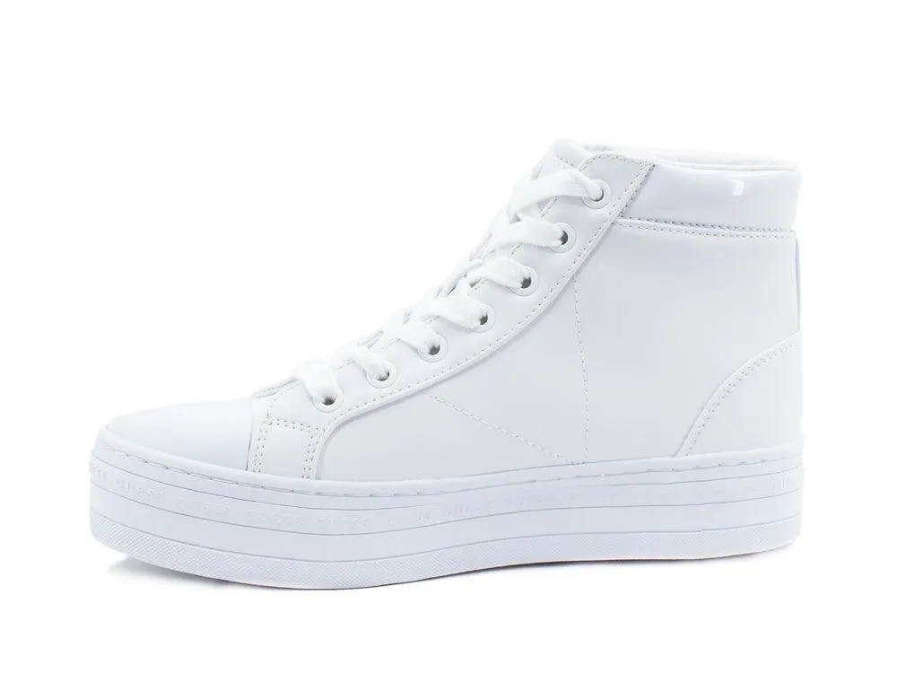 GUESS Sneaker Hi Pelle White FL5BS3ELE12