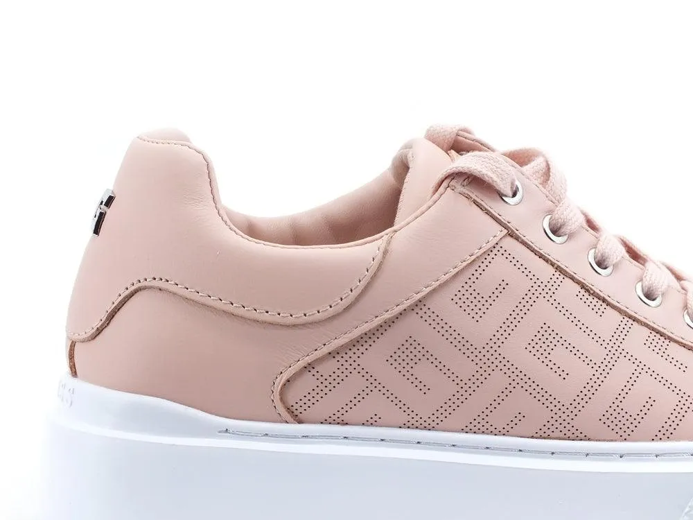 GUESS Sneaker Platform Traforata Loghi Pink FL5IVEELE12