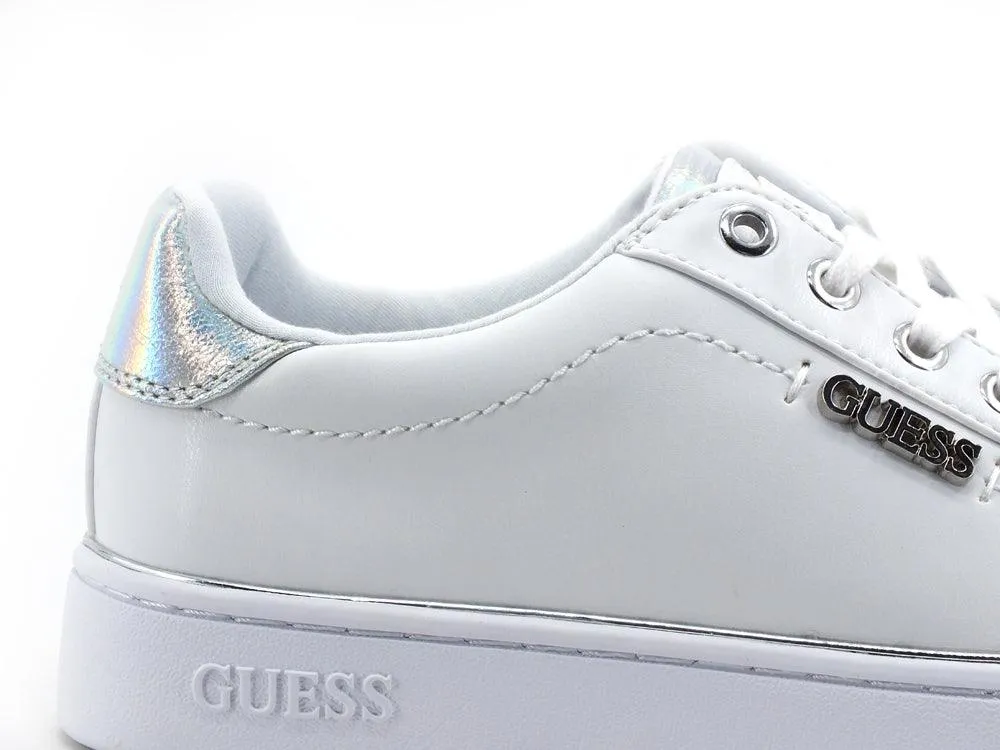 GUESS Sneaker Retro Metal White FL7BKISMA12