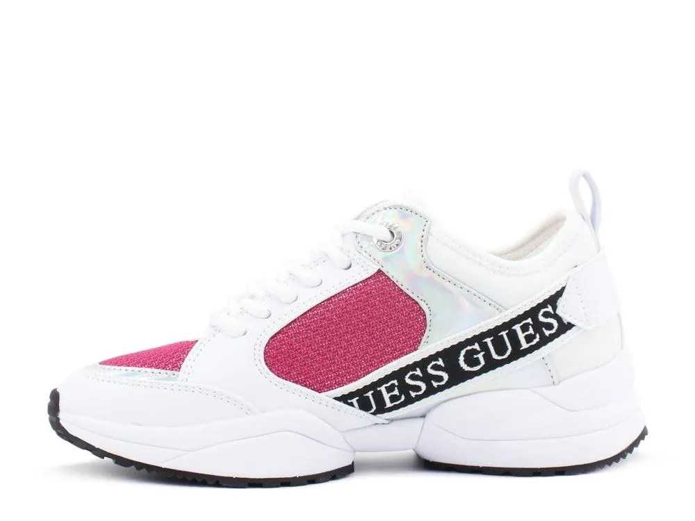 GUESS Sneaker White Fuxia FL5BREFAB12