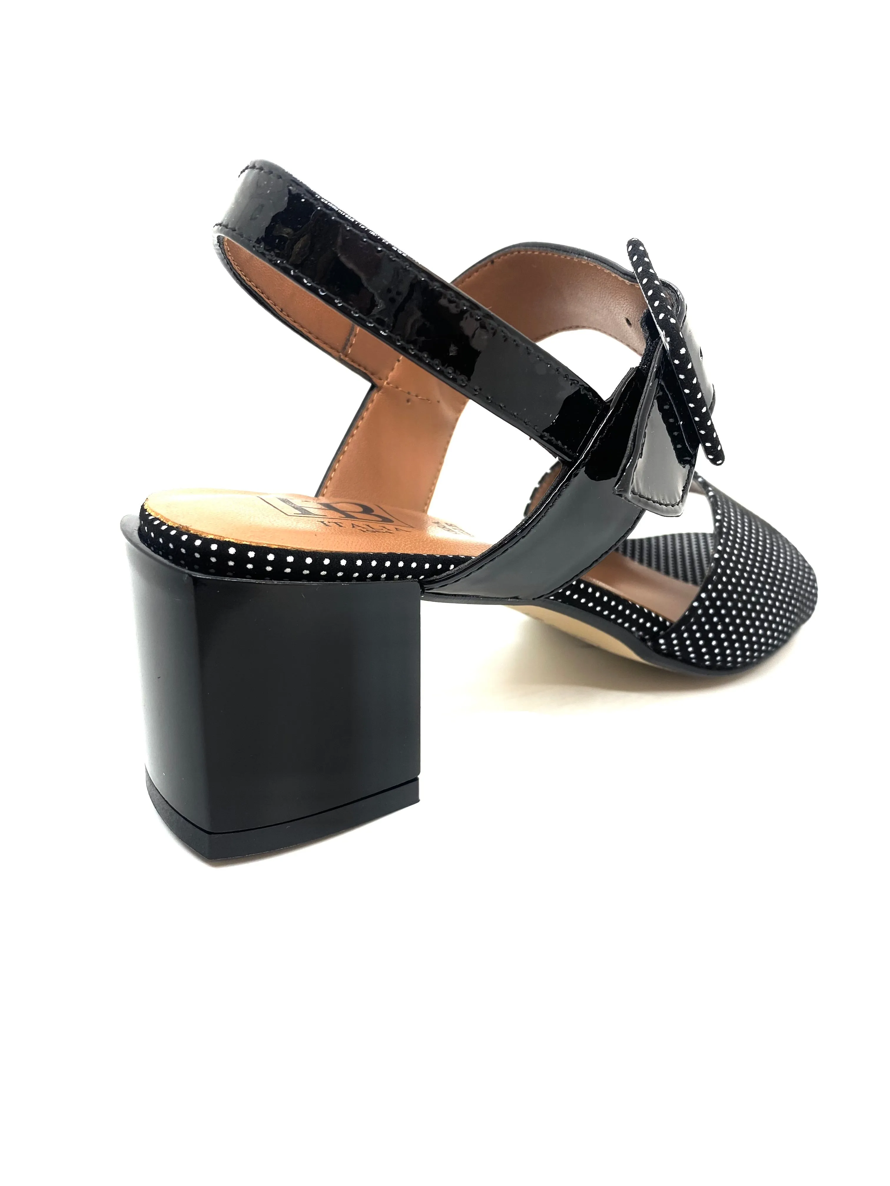 HB Ladies Buckle Detail Two Strap Sandal