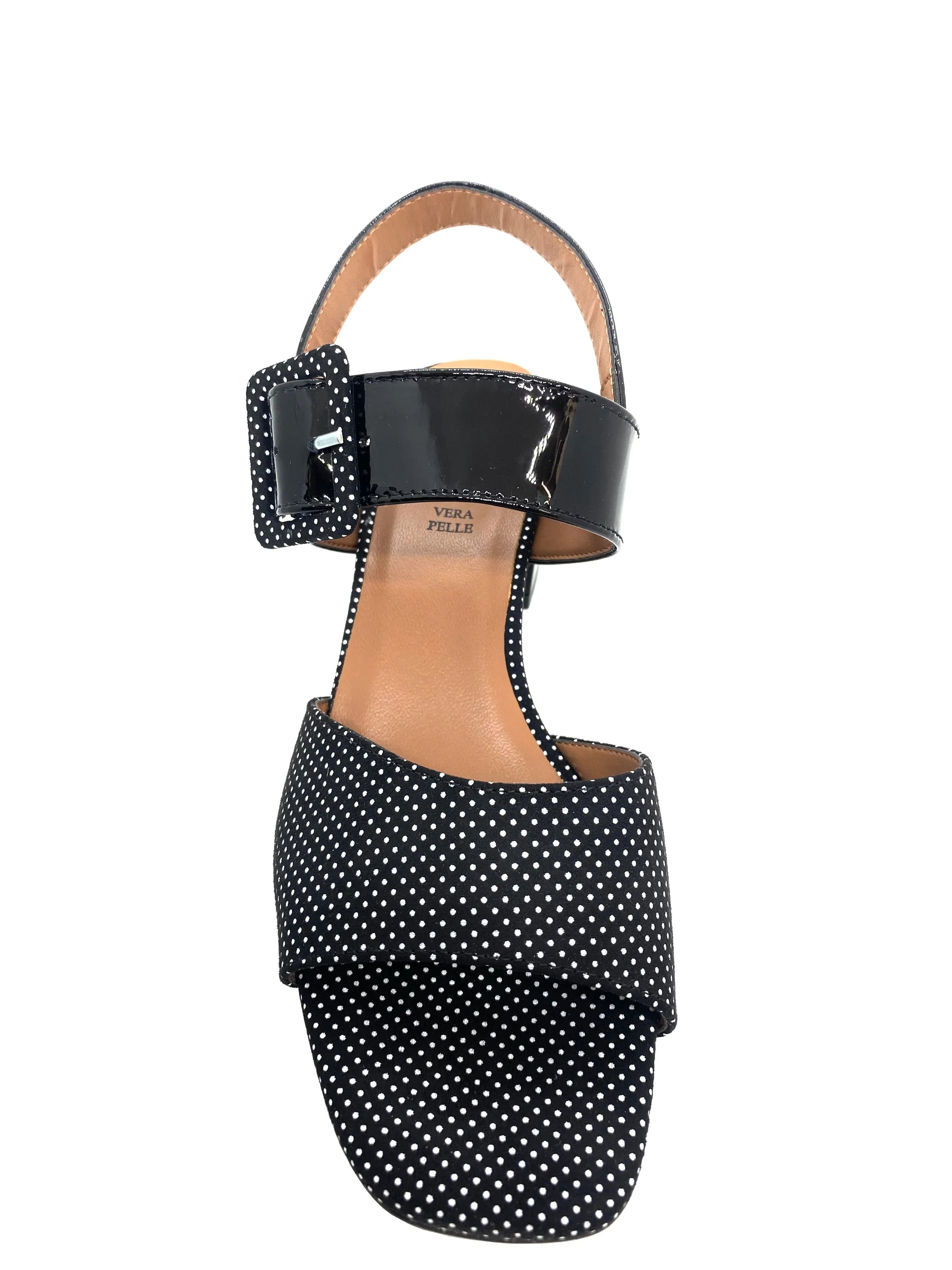 HB Ladies Buckle Detail Two Strap Sandal