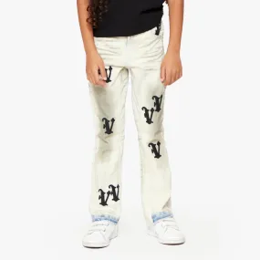 Kids Valabasas VPlay Stacked Jeans