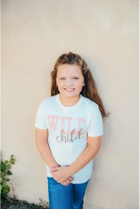 Kids wild child tee