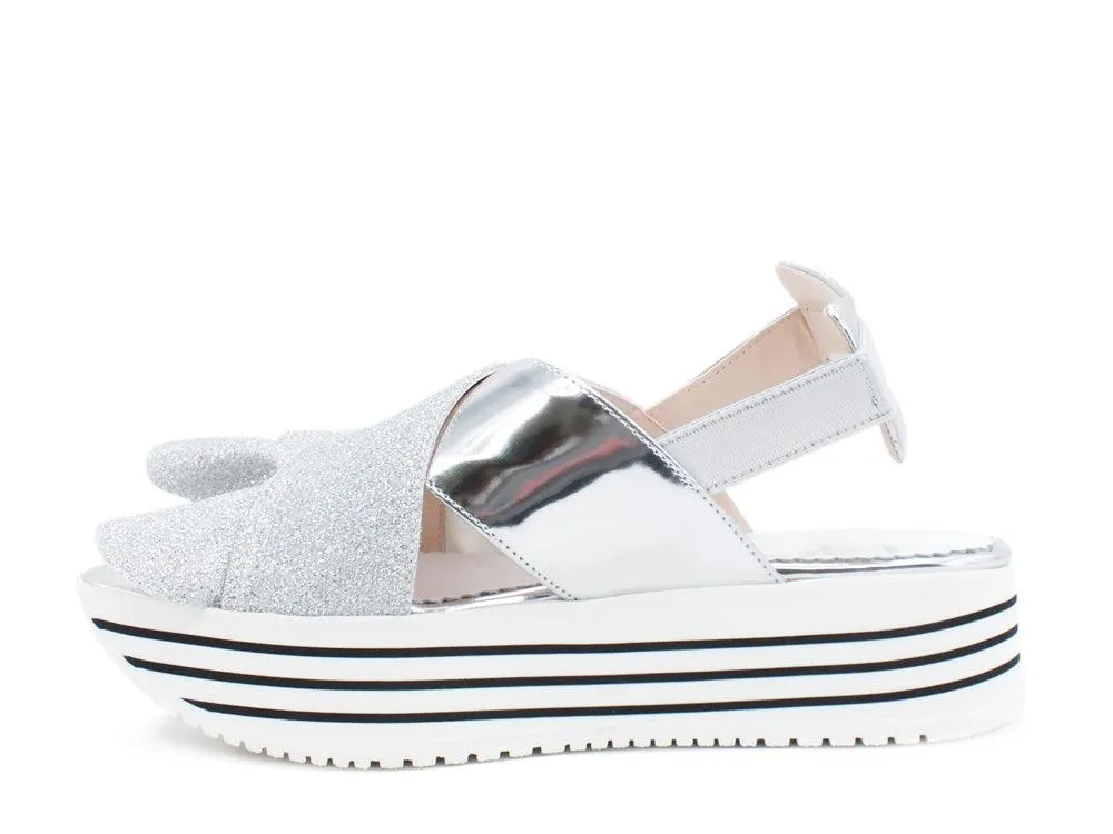 L4K3 Sandal Notturno Silver B35-SAN