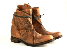 Lace around boot  |  Bison overdye