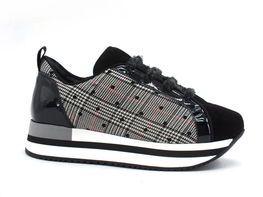 LAKE Bowling Pois Sneaker Running Black C19-BOW