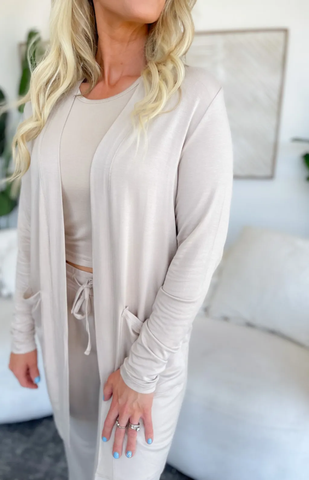 Lindsey Open Front Lightweight Cardigan