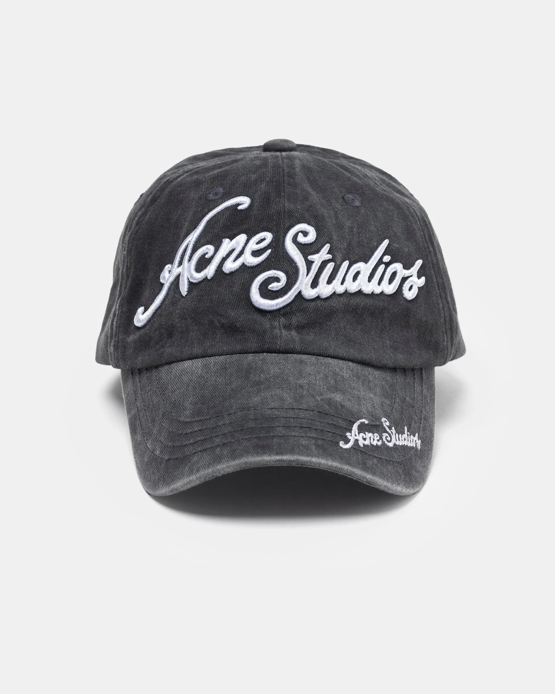 Logo Cap in Faded Black