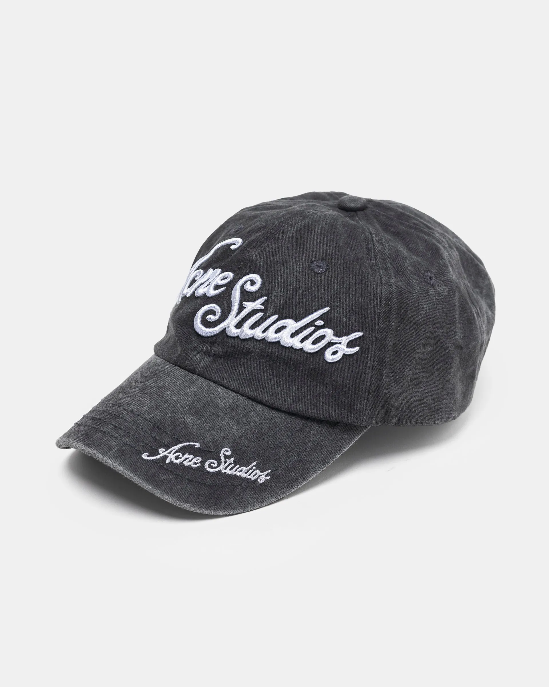 Logo Cap in Faded Black